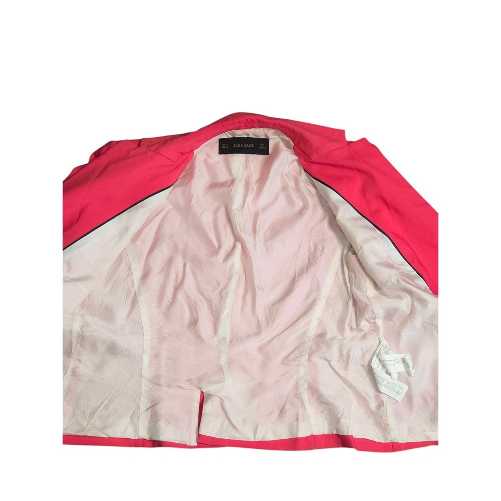 Zara Basic Womens Pink Single Button Tailored Bla… - image 4